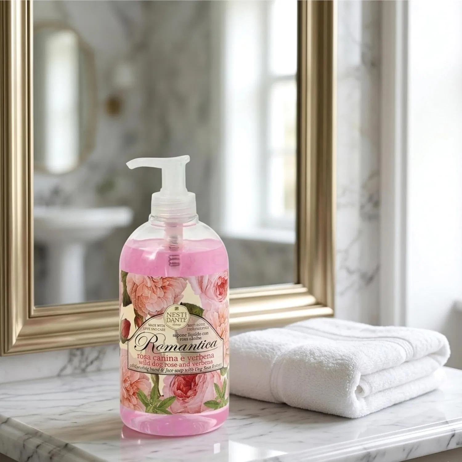 Жидкое мыло Romantica Rose & Peony Nesti Dante, 500 мл — фото 2