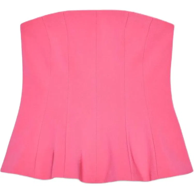 Женский топ без бретелек Rose Red, ZARA, Rose Red