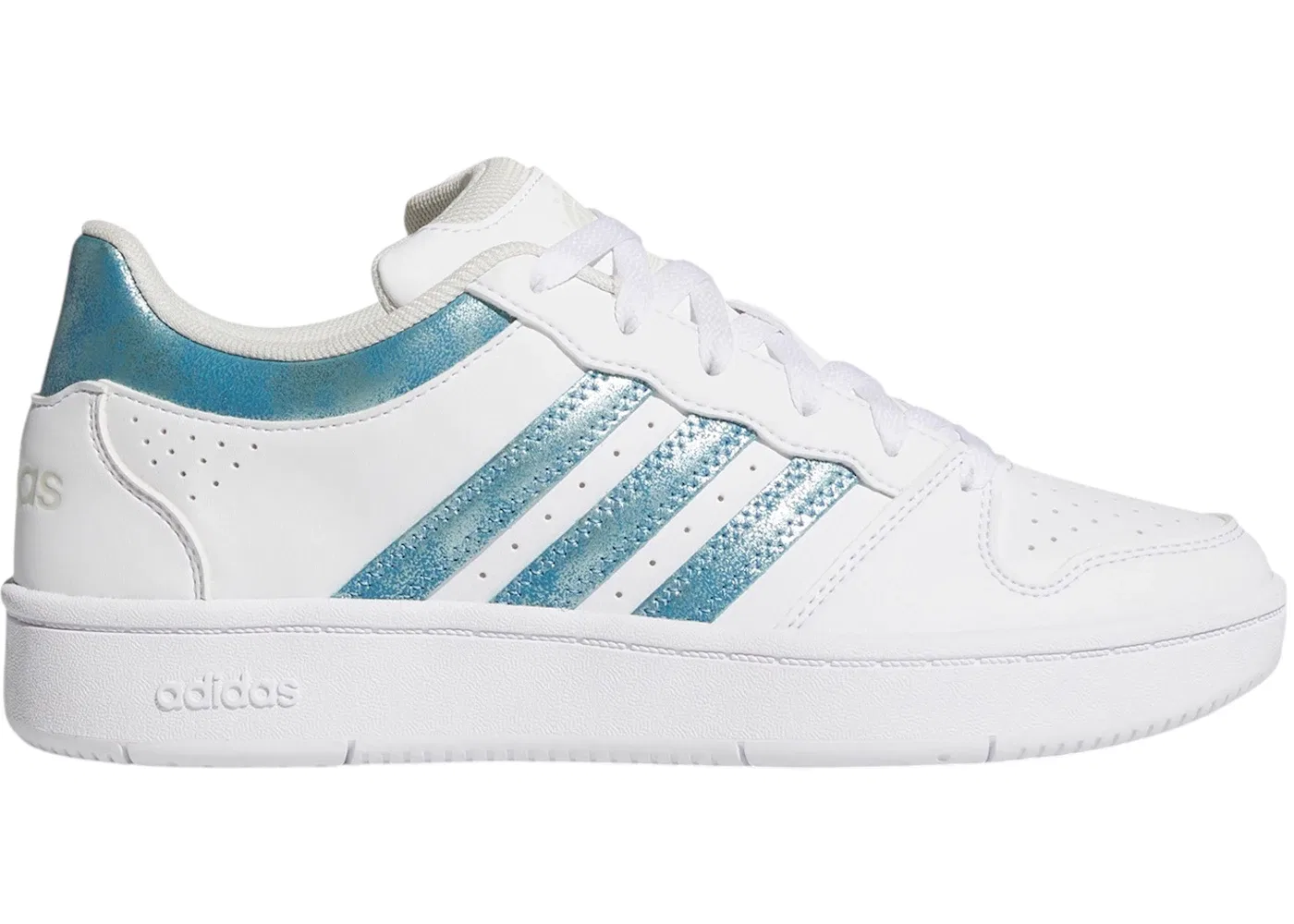 Детские кроссовки классические Adidas Hoops Classic, цвет Cloud White/Team Victory Red/Core Black