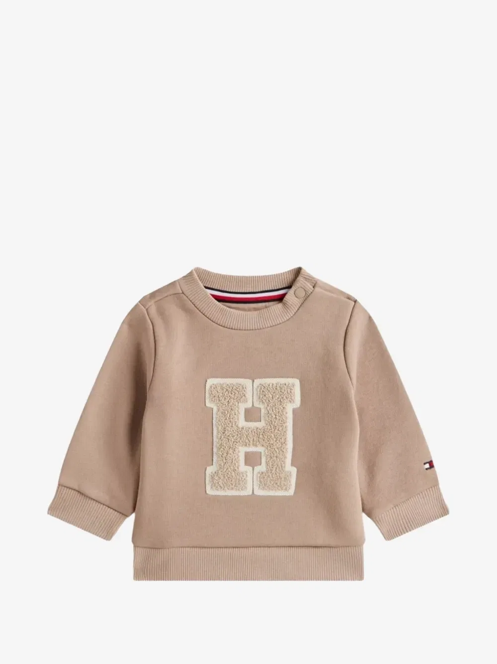 Толстовка с нашивкой-логотипом Tommy Hilfiger Junior, бежевый