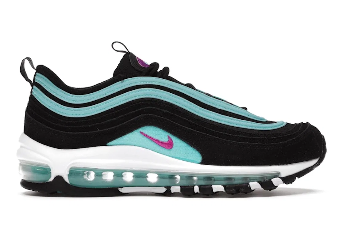 Детские кроссовки Lifestyle Nike Air Max 97, Black/Hyper Violet/Aurora/White