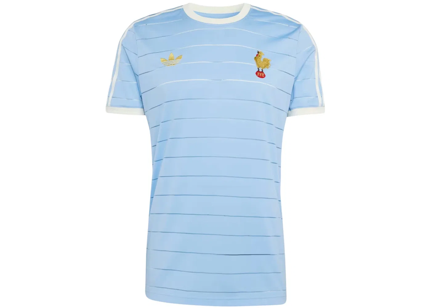 Мужская футболка с длинным рукавом France Rugby 120 Years Crunch Adidas, Clear Sky Blue