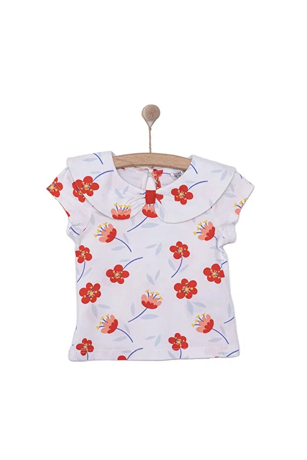 Детская футболка с принтом Spring Memories Ebebek Hello Baby, Ecru