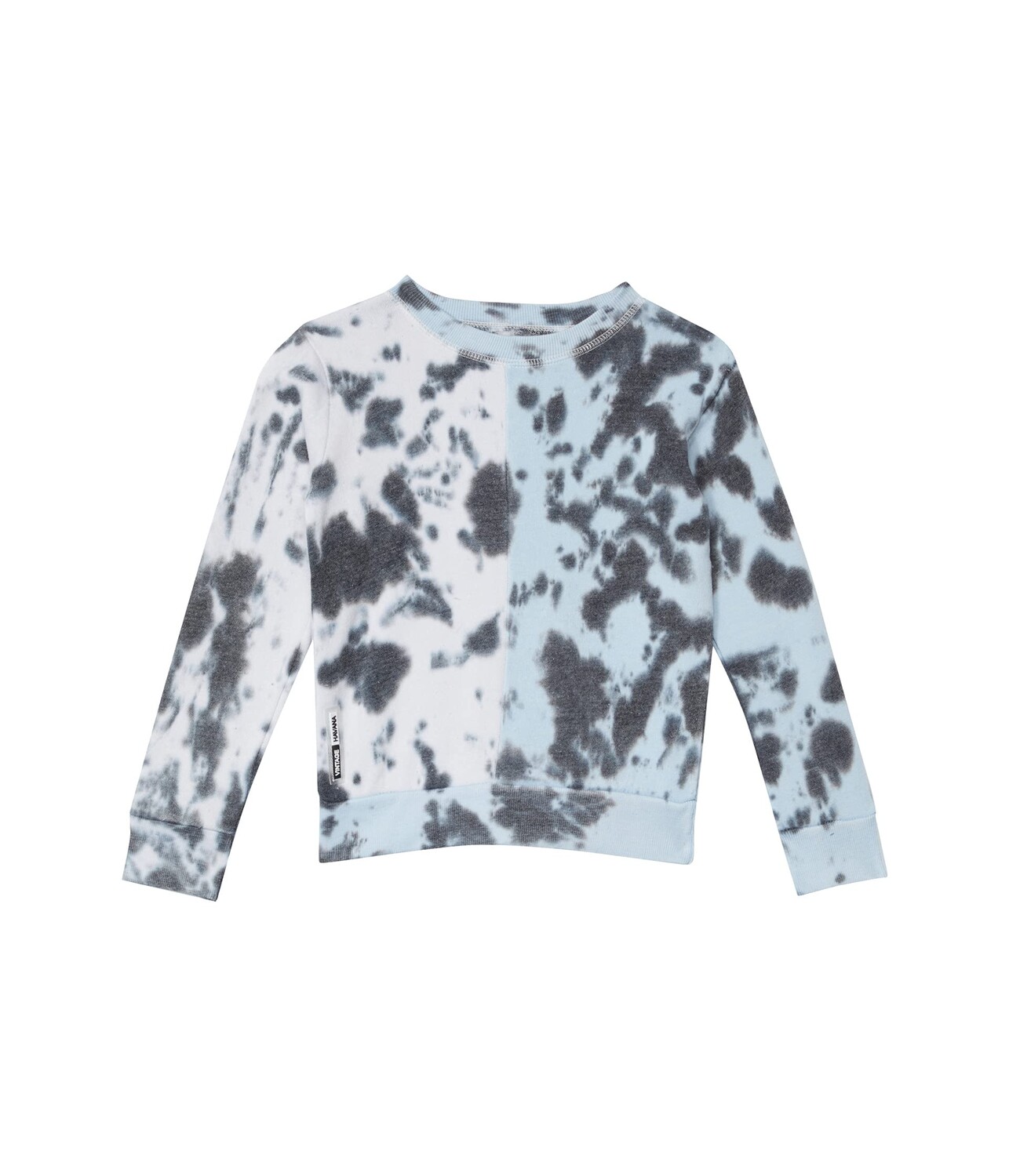 

Худи Vintage Havana Kids, Tie-Dye Color-Block Long Sleeve Crew Neck