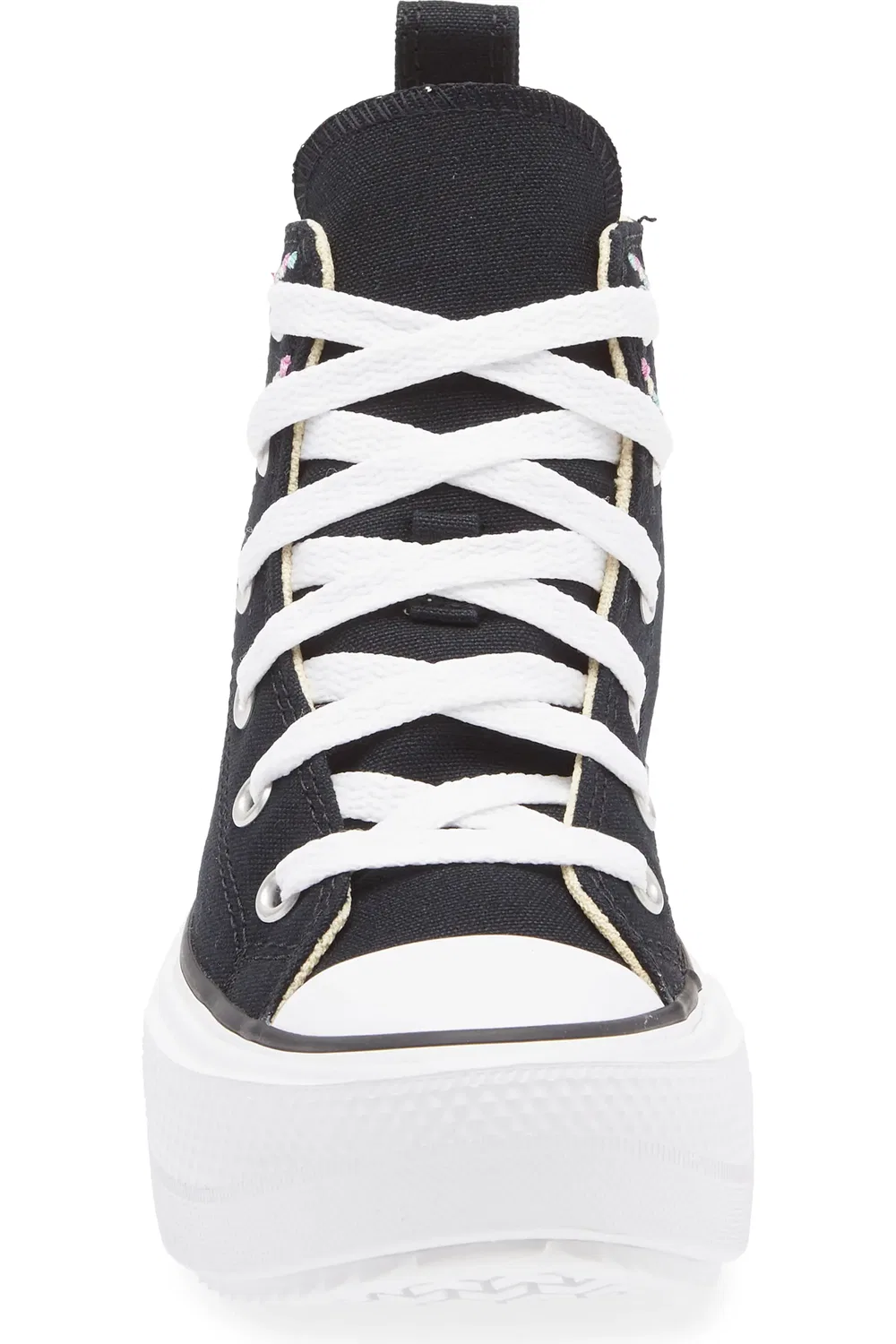Кеды детские на платформе Chuck Taylor All Star Lift Converse, Black/Orchid/White — фото 4