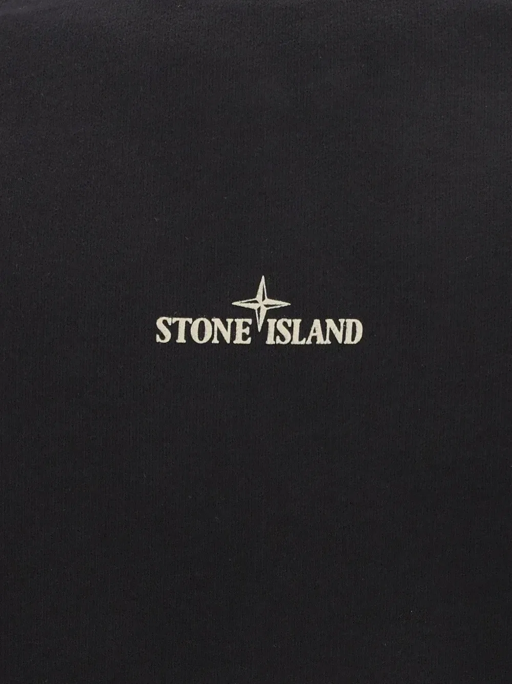 6100039 флис из органического хлопка Stone Island, черный — фото 3