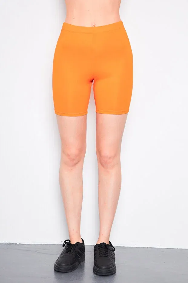 Детские леггинсы для девочек облегающие Yhh Kids, Orange — фото 4