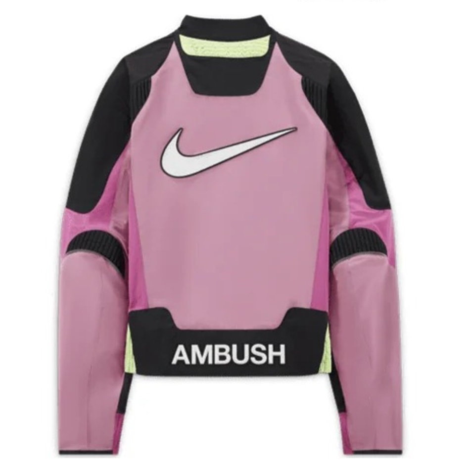Куртка Nike x AMBUSH Biker, розовый/мультиколор — фото 2