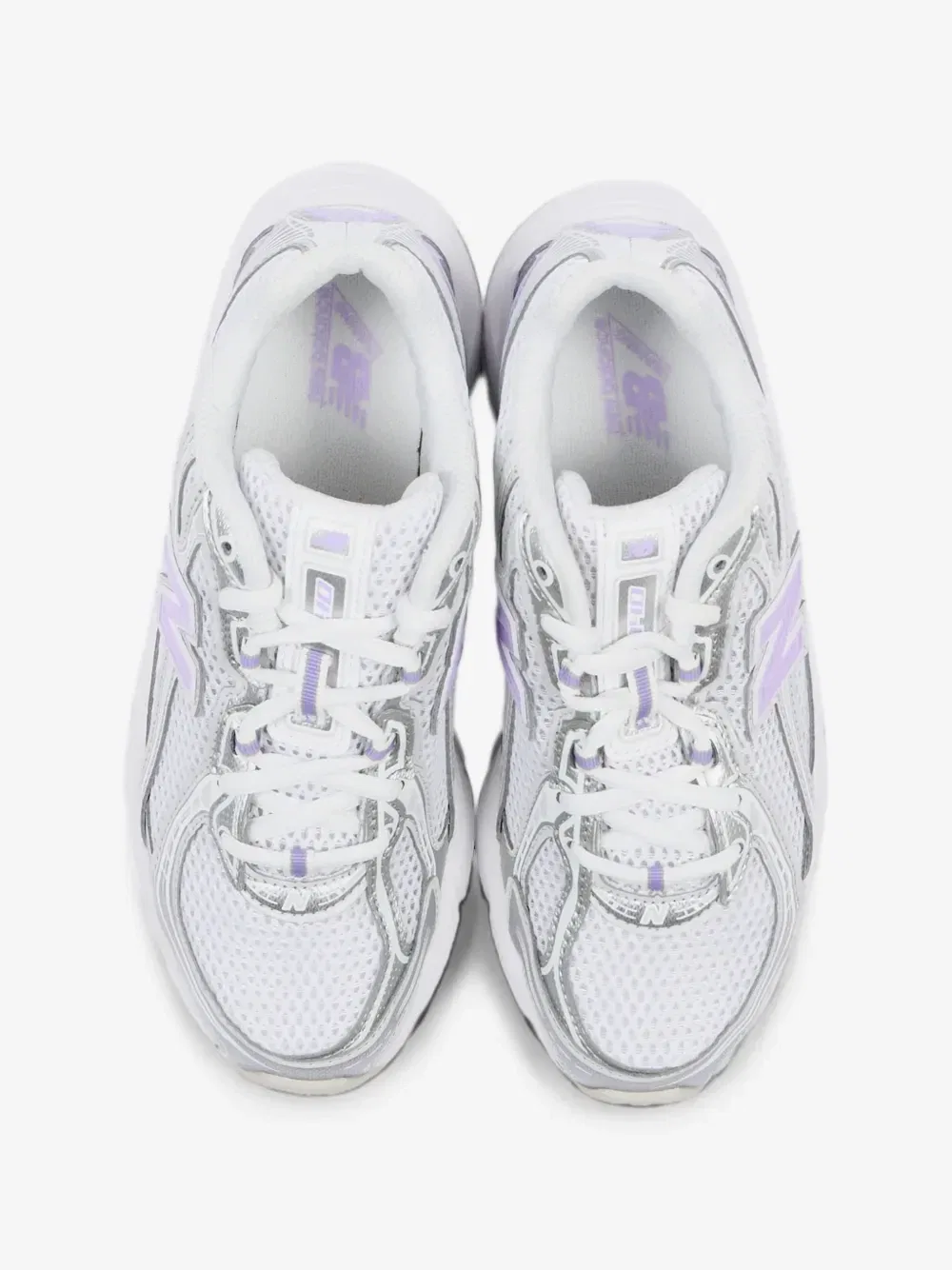 Кроссовки 740 Bungee Lace с сетчатыми вставками New Balance Kids, белый — фото 3