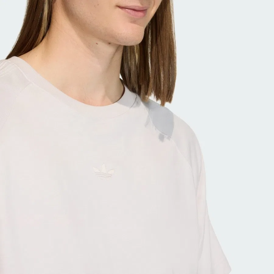 Футболка с длинным рукавом Premium Essentials adidas, Серый — фото 4