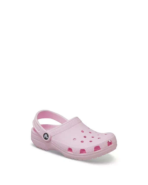 Детские сабо для девочек с перфорацией Classic Clogs Crocs, Pink Milk