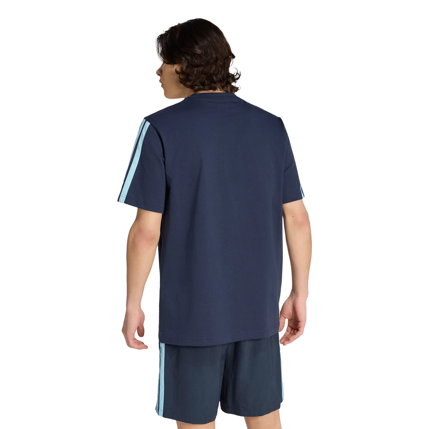 Мужская футболка с коротким рукавом Adidas, черный — фото 3