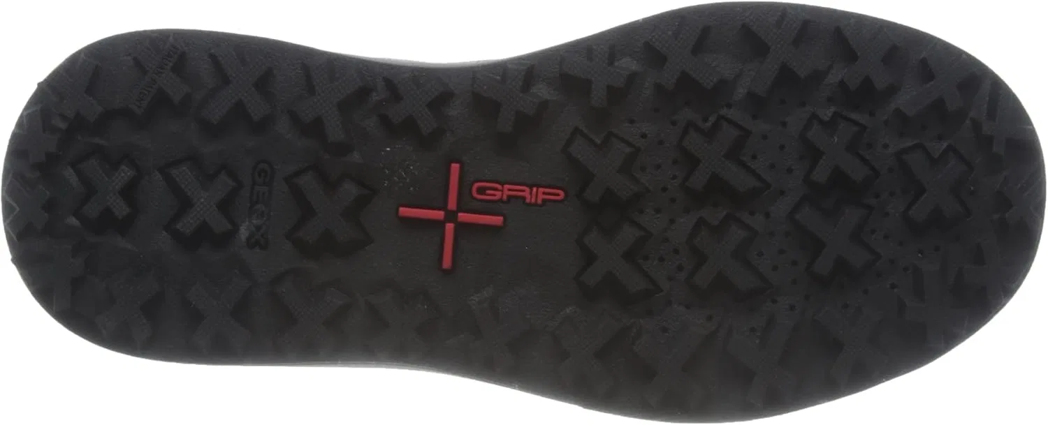 Детские ботинки для мальчиков с принтом Granito + Grip Geox, Coffee — фото 2