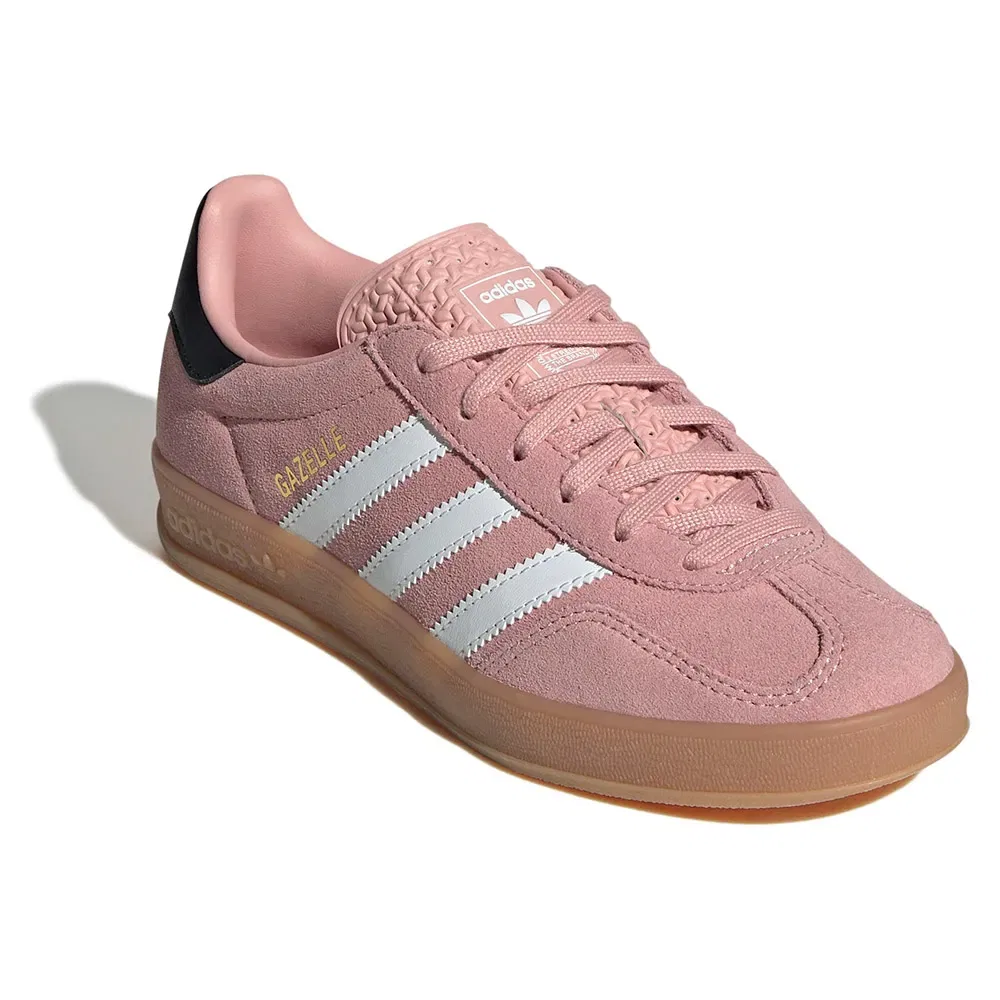 Детские кроссовки для девочек Gazelle Indoor Adidas Originals, Pink — фото 2