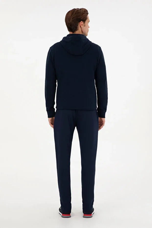 Мужские спортивные брюки с принтом U.S. Polo Assn., Navy Blue — фото 4