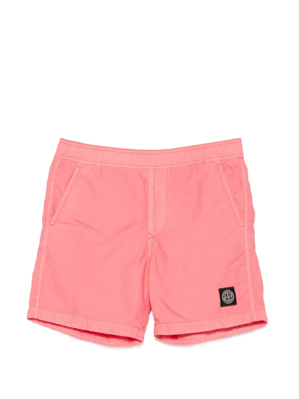 Плавки с нашивкой логотипа Stone Island Junior, розовый