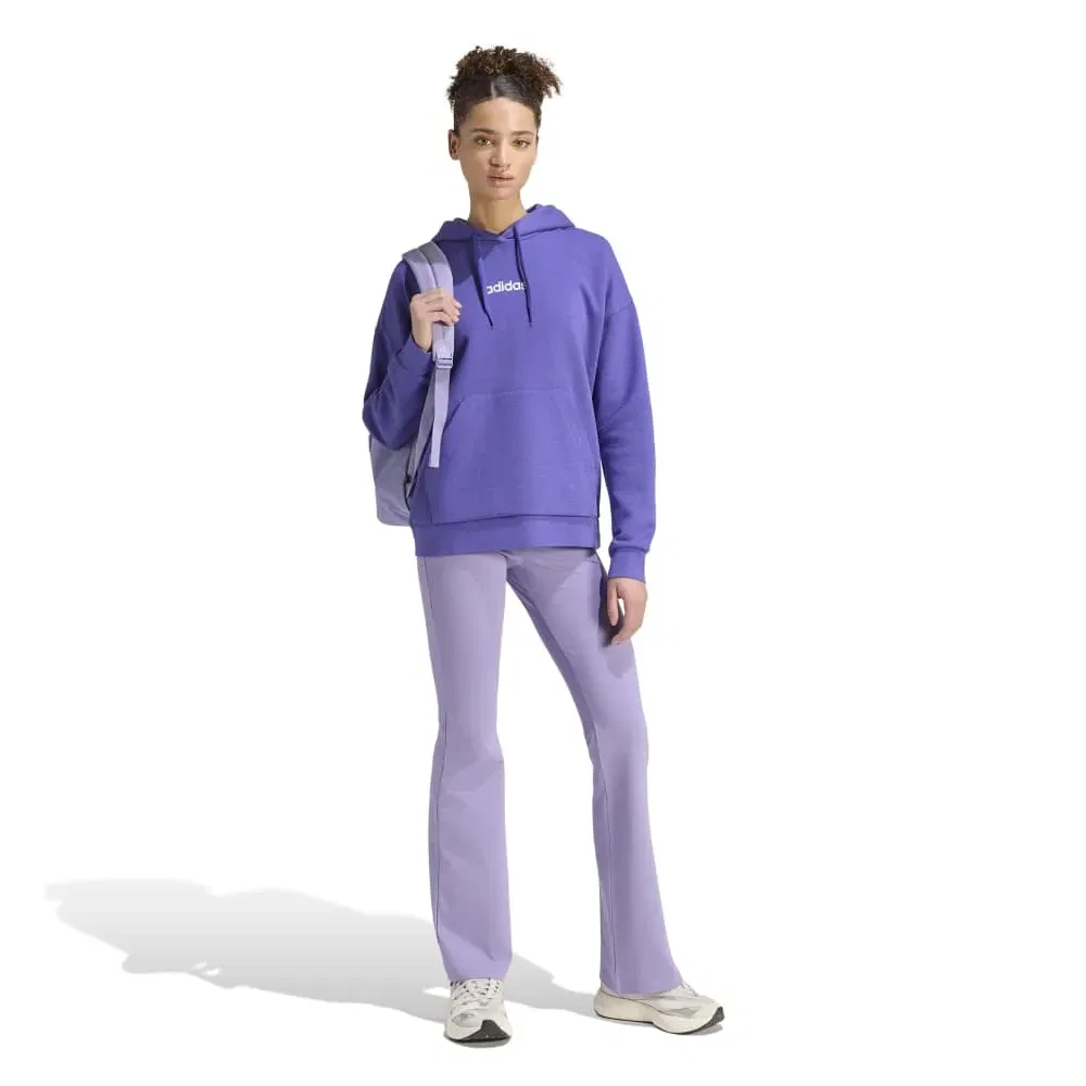 Женский свитшот с капюшоном Linear Fleece Adidas, Purple — фото 4