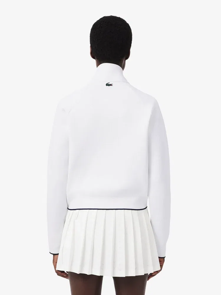 Куртка LACOSTE Tennis Heritage Sweat Zip, White — фото 3