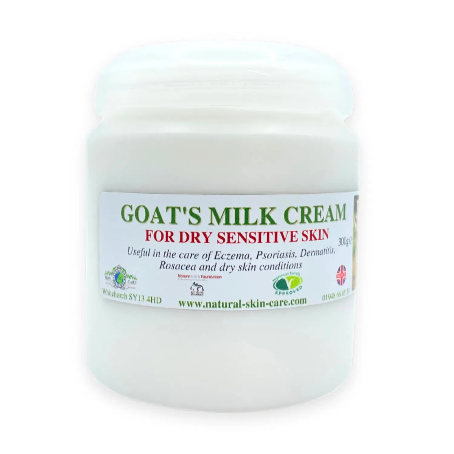 Крем для тела с козьим молоком Elegance Natural Skin Care, 300 г, Shea Butter — фото 2