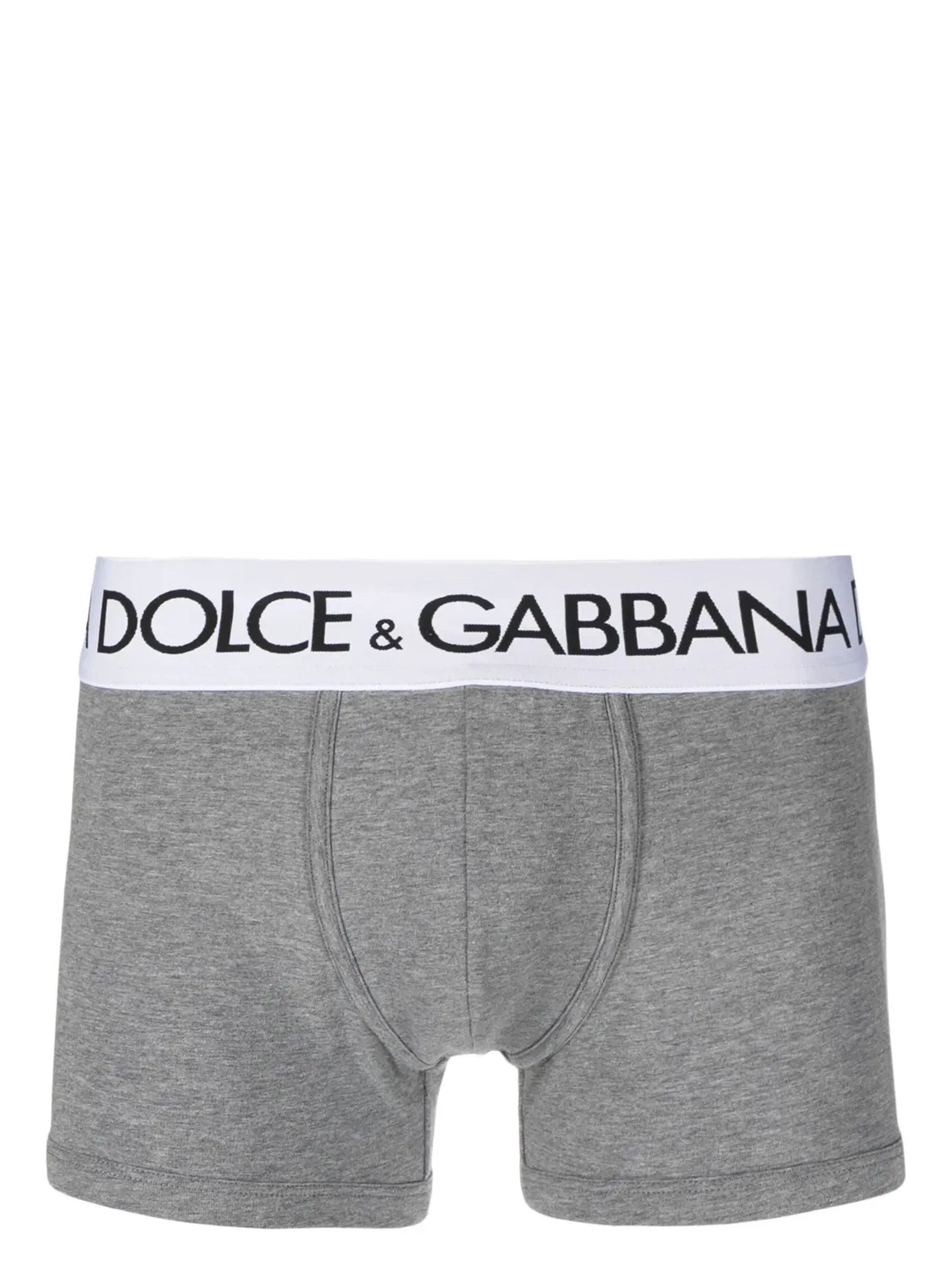 Dolce & Gabbana Трусы-боксеры с логотипом, серые