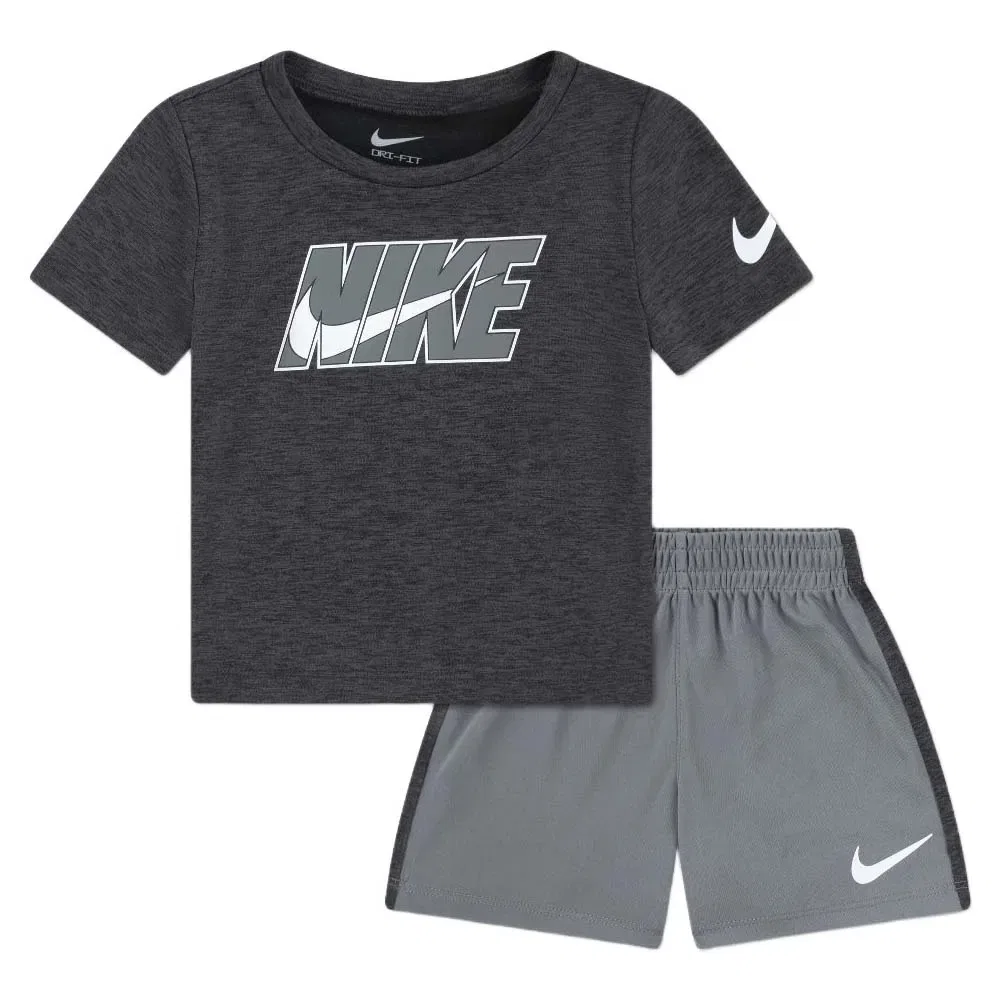 Спортивный комплект Nike Drop с коротким рукавом Nike, черный