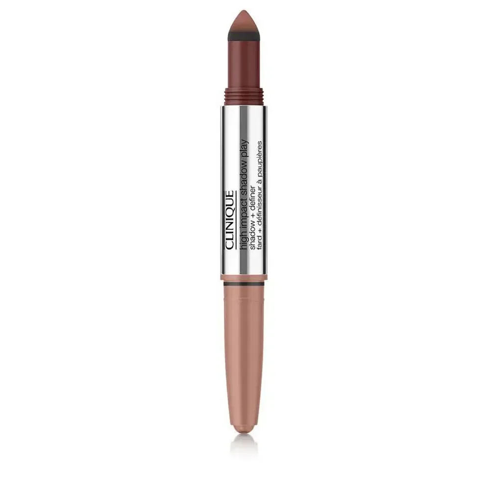 Женские тени для век с мерцающим финишем Hi Shadow Play Strawberry Clinique, Pink