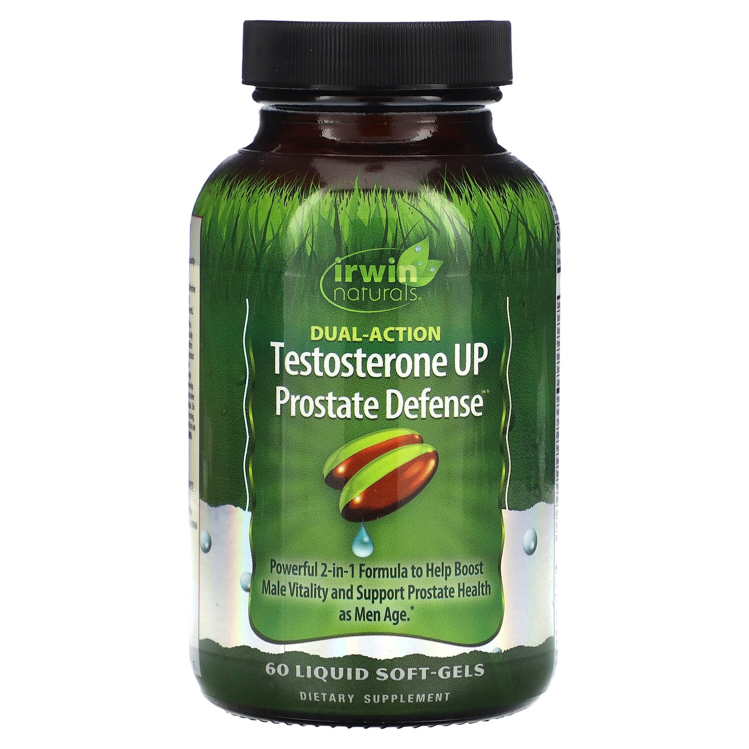 

Irwin Naturals Testosterone UP Prostate Defense двойного действия 60 мягких таблеток