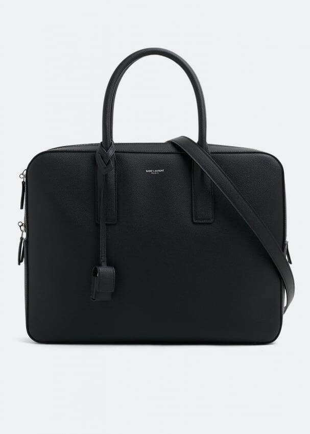 

Сумка-тоут SAINT LAURENT Museum small briefcase, черный