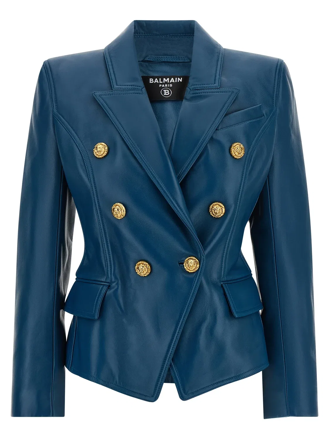 Блейзер Testa di Leone BALMAIN, синий