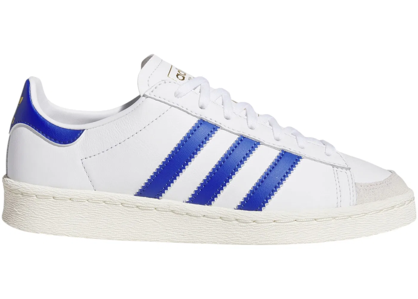 Детские кроссовки Lifestyle с принтом Adidas Jabbar Lo, Cloud White/Collegiate Royal/Off White