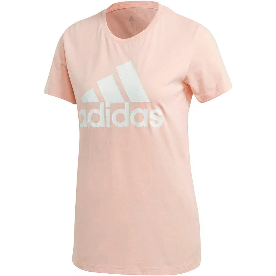 Женская хлопковая футболка adidas W BOS CO Tee, Pfirsich — фото 2