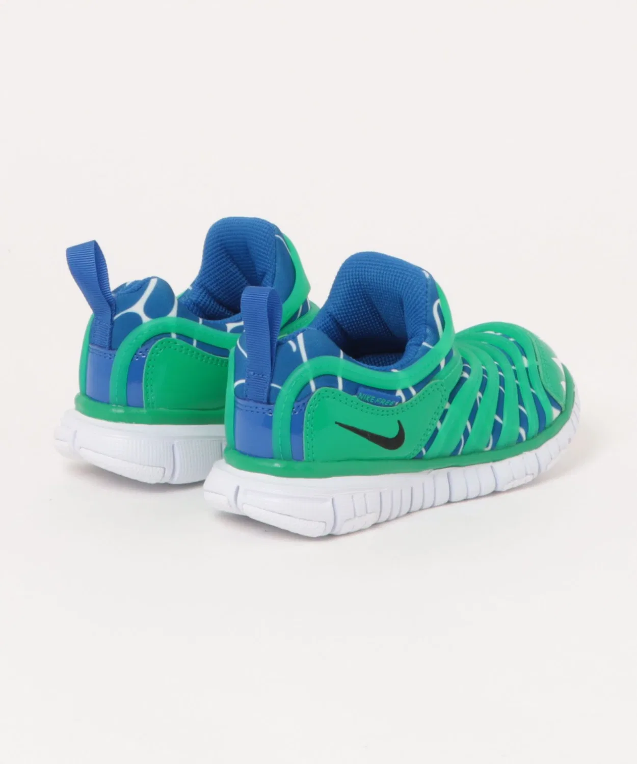 Детские кроссовки с принтом Dynamo Free LILS BP NIKE, Green — фото 2
