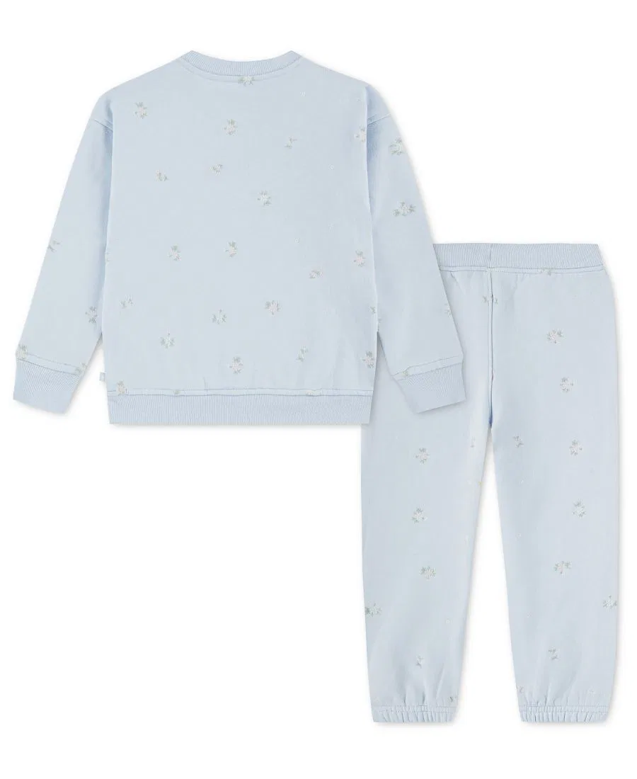 Комплект из свитшота и брюк, с вышивкой abercrombie kids, Blue — фото 2