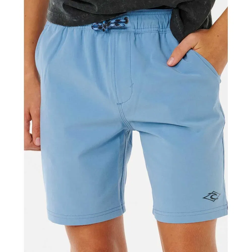 Детские шорты для мальчиков с быстросохнущей тканью Phase Volley Rip curl, Blue — фото 4