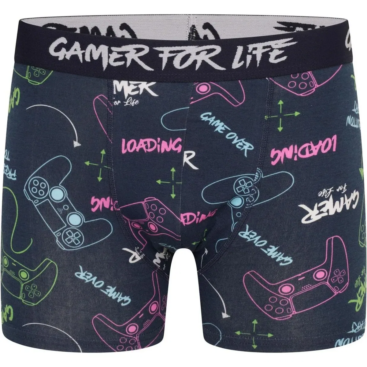Мужские боксеры из хлопка с принтом Gamer for life Floso, Multi — фото 3