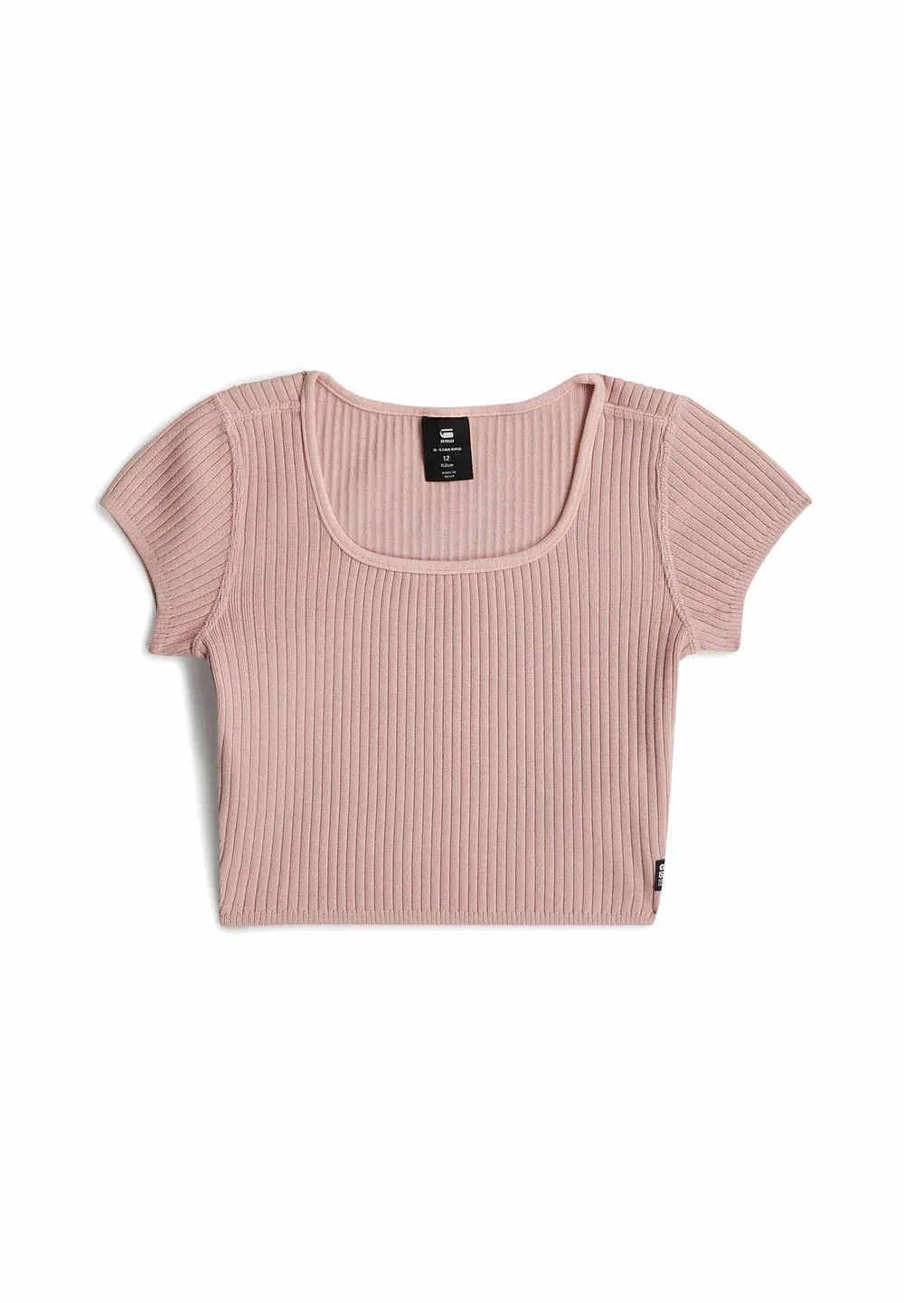 Футболка для девочек в южном стиле - базовая футболка G-Star, Burnished Lilac — фото 4