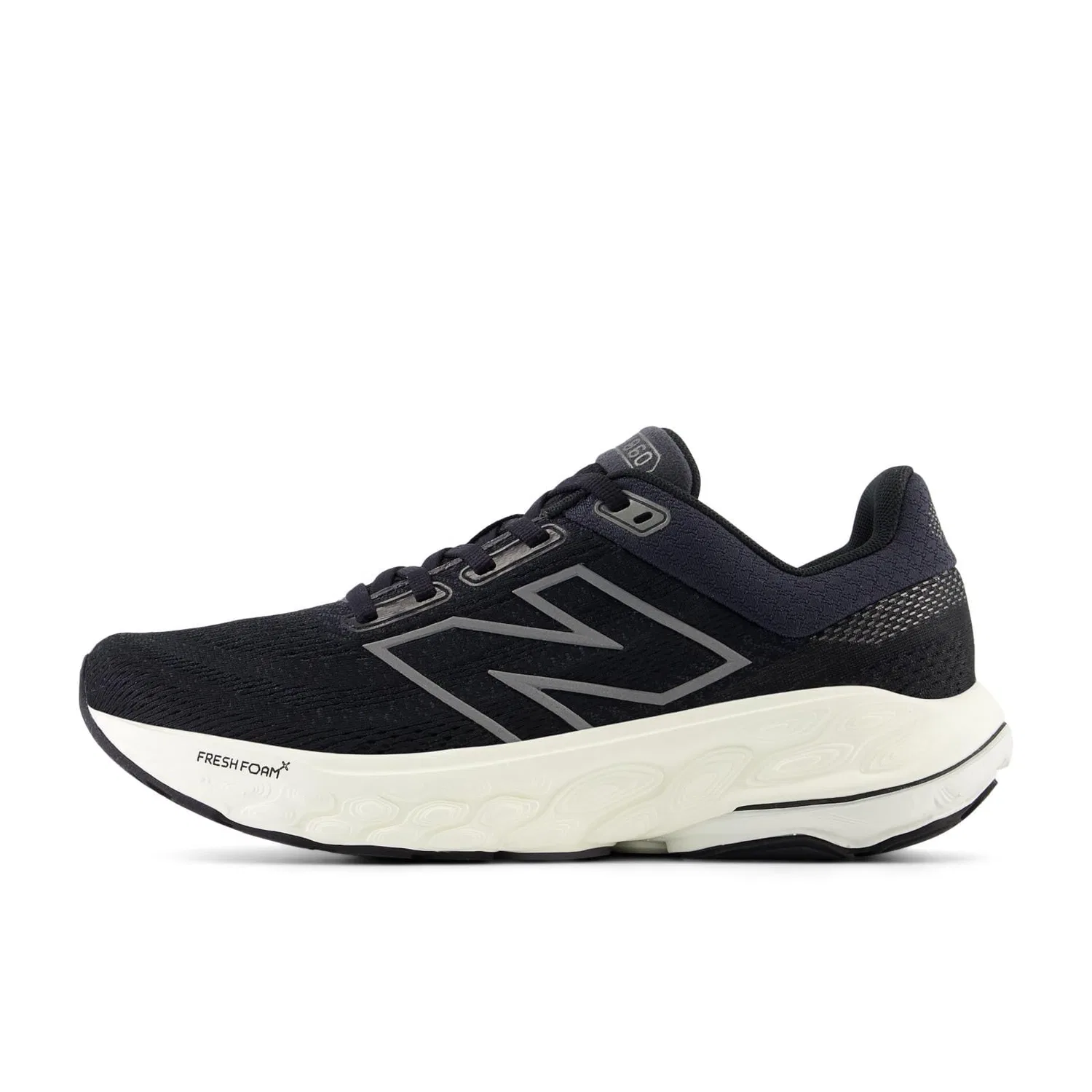 Детские беговые кроссовки для девочек с амортизацией Fresh Foam X 860 V14 New Balance, Black Phantom Angora — фото 4