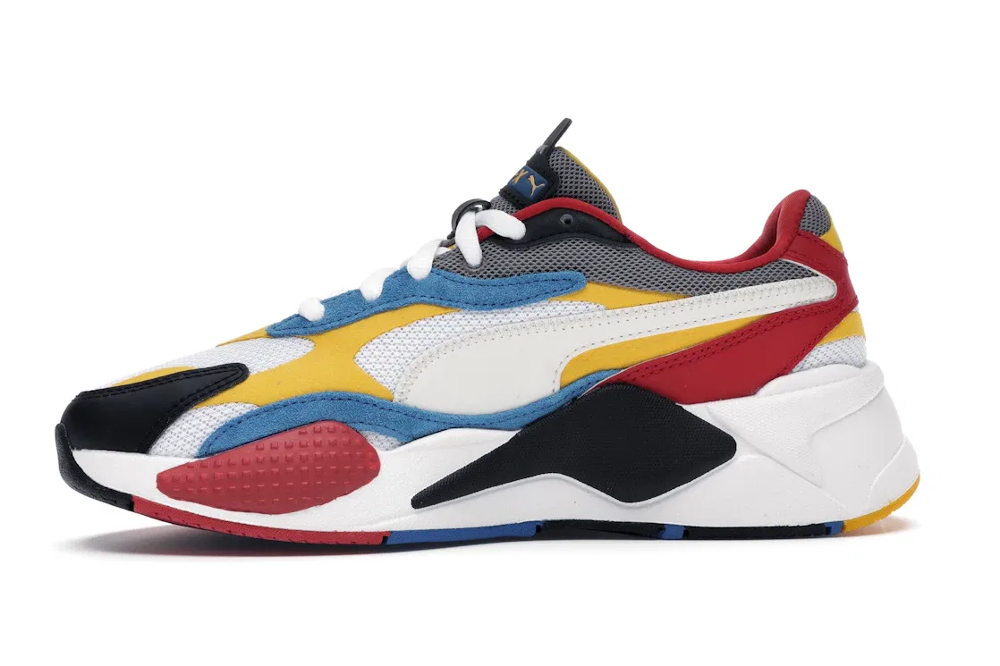 Детские кроссовки Lifestyle RS-X 3 Puma Puma White Spectra Yellow Puma Black — фото 3