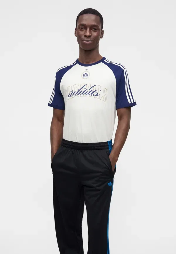 Тренировочные штаны Firebird унисекс Adidas Originals, черный/ярко-синий — фото 4