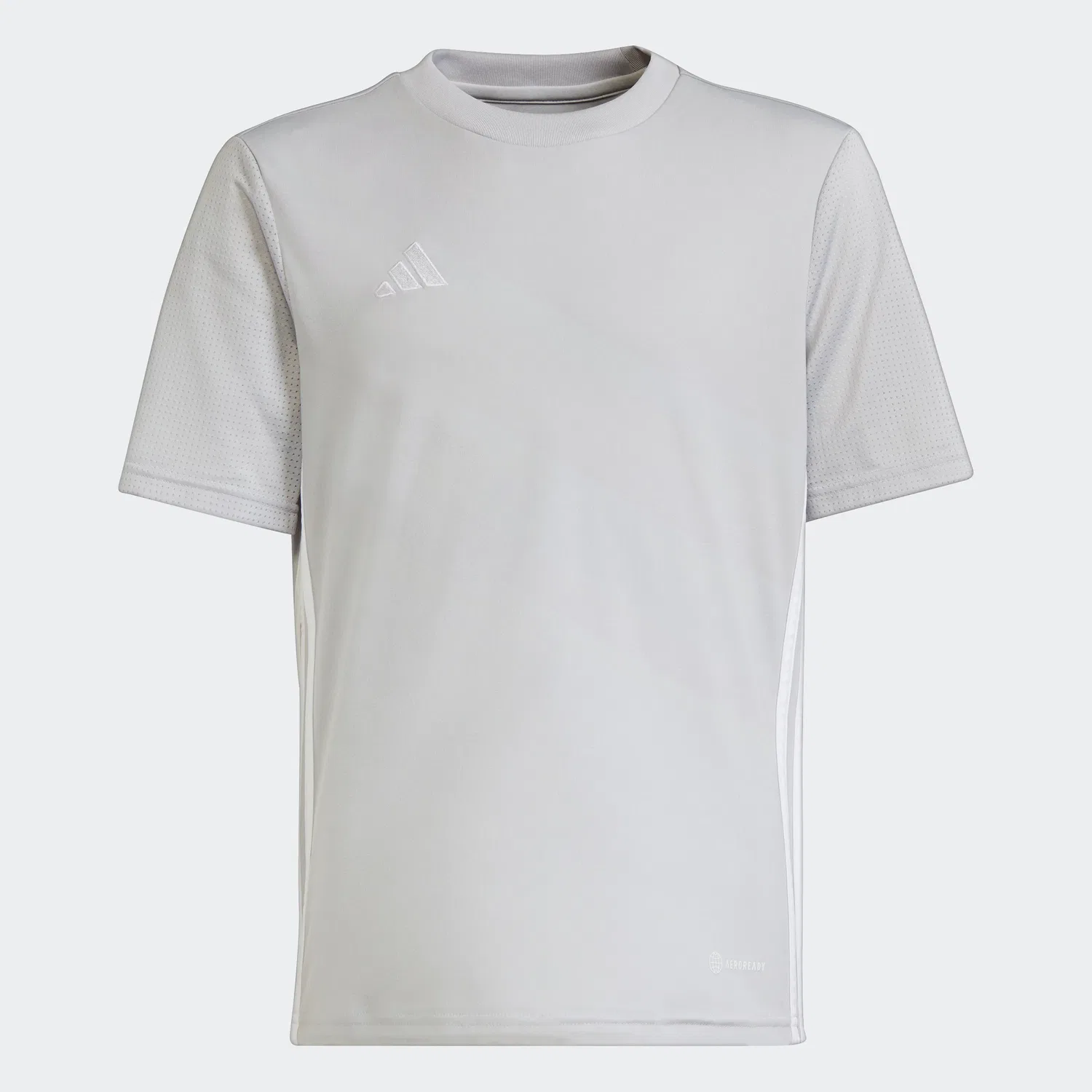 Детская футболка для мальчиков с влагоотводящей технологией adidas Tabela 23 Jersey, Team Light Grey / White