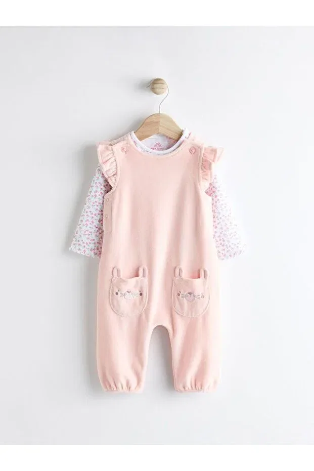 Детский комбинезон с длинным рукавом Basics Next Baby, Pink