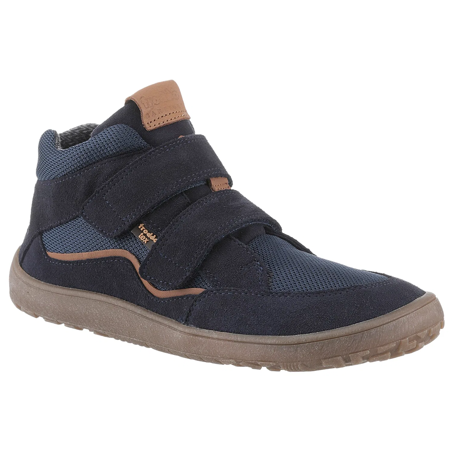 Детские зимние ботинки для ходьбы босиком с мембраной TEX froddo, Dark Blue