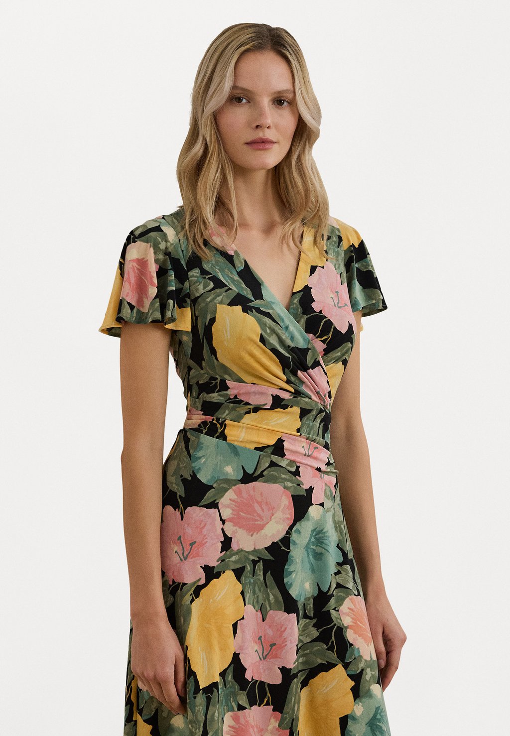 

Повседневное платье BESARRY SHORT SLEEVE DAY DRESS Lauren Ralph Lauren, черный