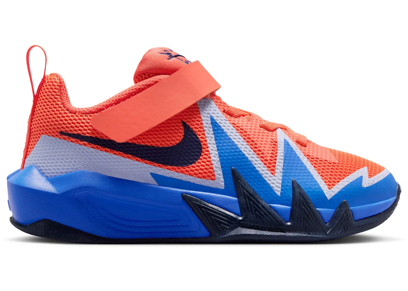 Детские кроссовки для мальчиков с принтом Nike ST Dynamite Nike, Turf Orange/Blue Crystal/Hydrogen Blue/Midnight Navy
