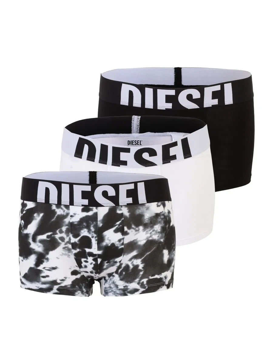 Боксерские шорты DIESEL 'UMBX-DAMIEN' в черно-белом цвете