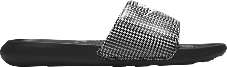 Сандалии Nike Wmns Victori One Printed Slide 'Black Herringbone', черный