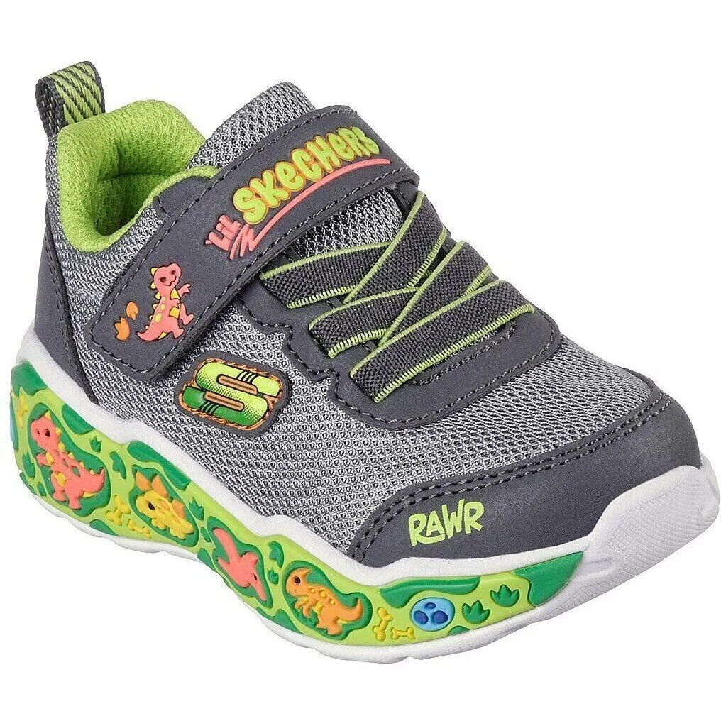 Детские кроссовки Skechers Play Scene, Grau / Fluoreszierendes Neongrun
