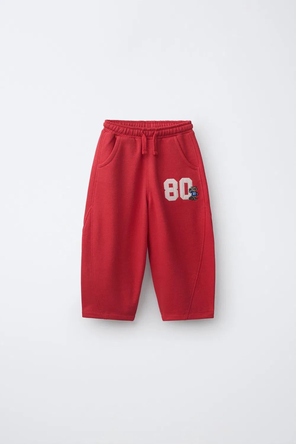 Спортивные брюки с нашивками ZARA, Red