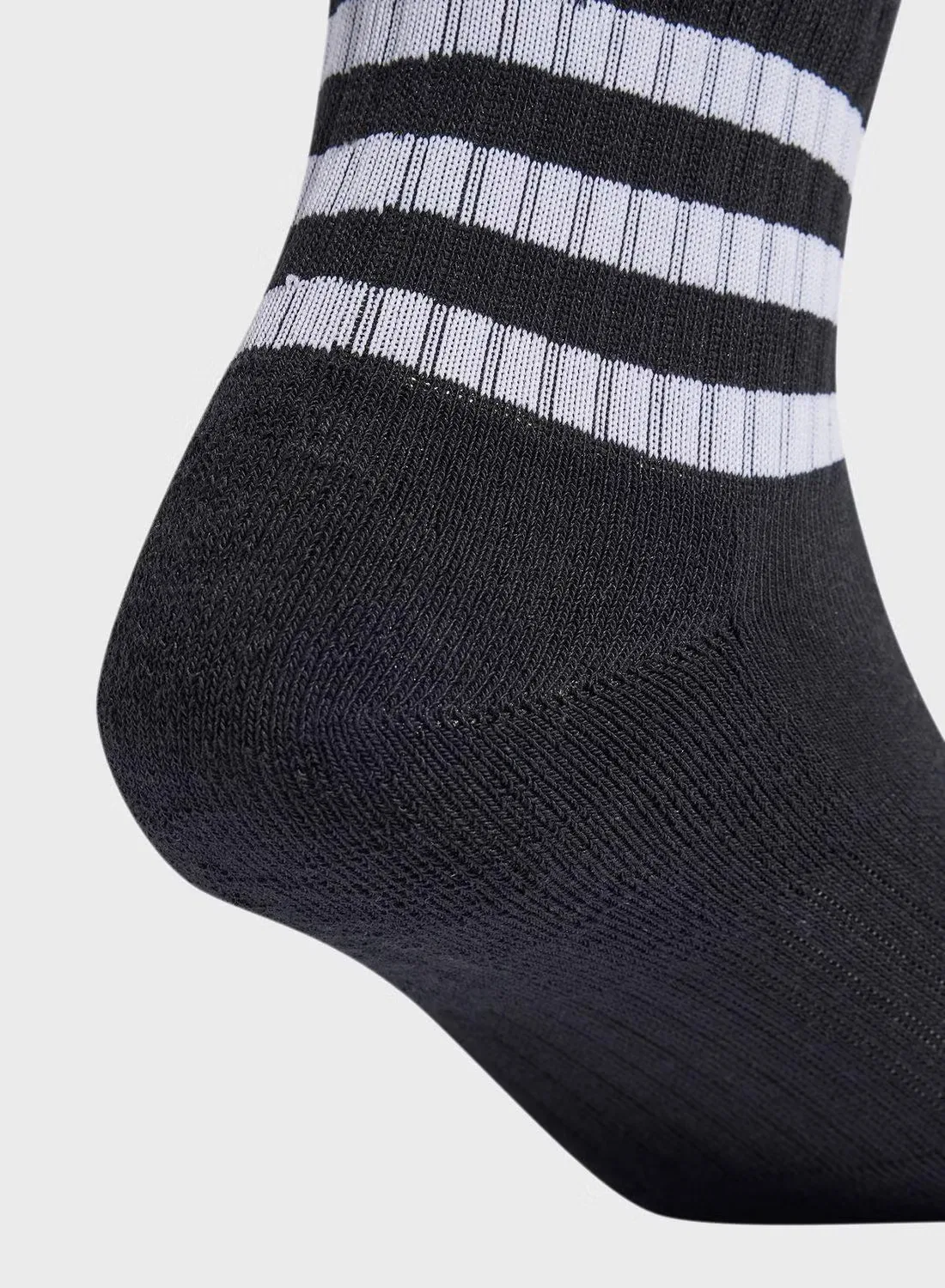 Носки низкие с амортизацией 3-Stripes Adidas, черный — фото 4