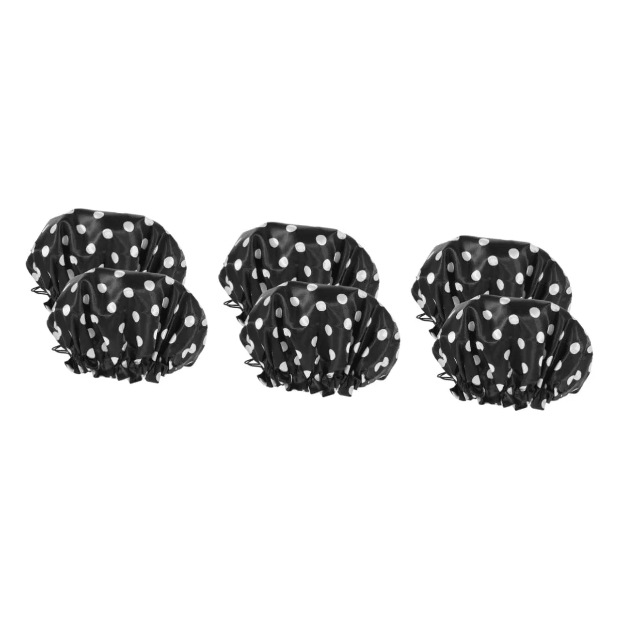 Шапочка для душа, Satin, Healeved, 3 шт, 30x30x2 см, Schwarz